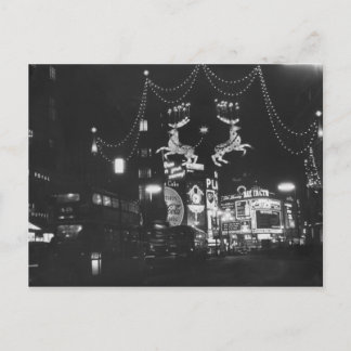 Postal Festiva Luces navidades