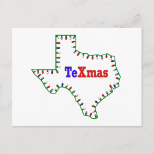 Postal Festiva Luces TeXmas