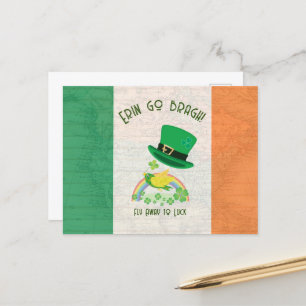 Postal Festiva Lucky Flight del zapatero