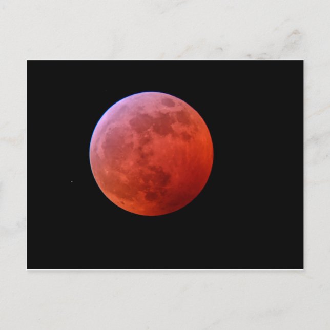 Postal Festiva Luna de Sangre Super Wolf (Anverso)