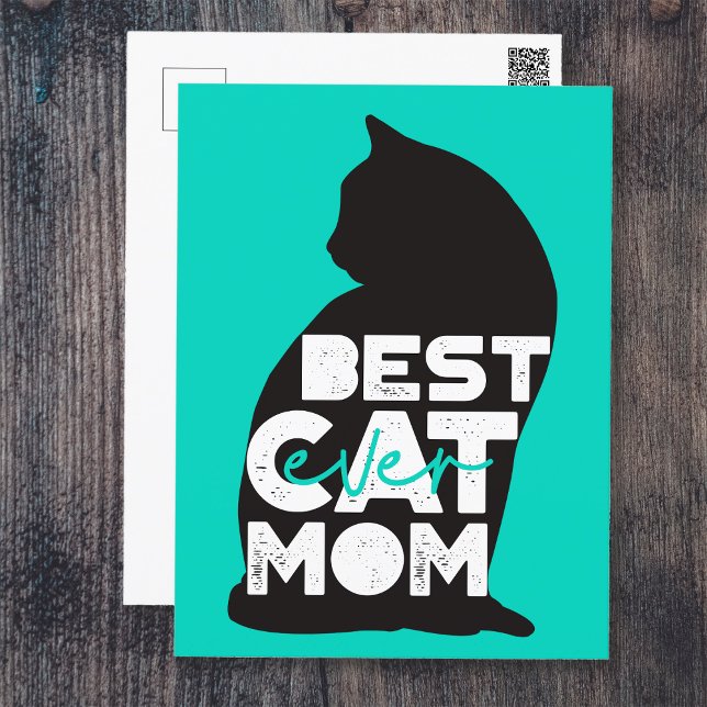 Postal Festiva Madre mejor felina del día de la madre (Subido por el creador)