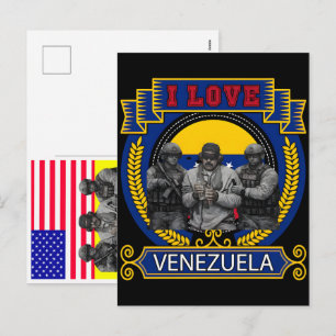 Postal Festiva Maduro Capturado en Vivo en Divertida Emboscada en
