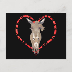 POSTAL FESTIVA MAJORERA DONKEY HEART