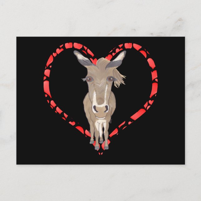 POSTAL FESTIVA MAJORERA DONKEY HEART (Anverso)