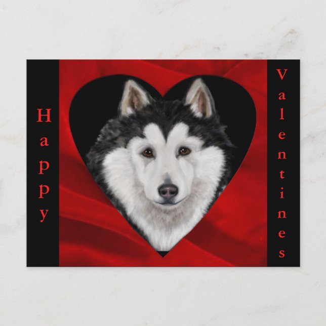 Postal Festiva Malamute de Alaska (Anverso)