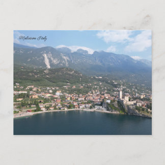 Postal Festiva Malcesine Lago de Garda Italia