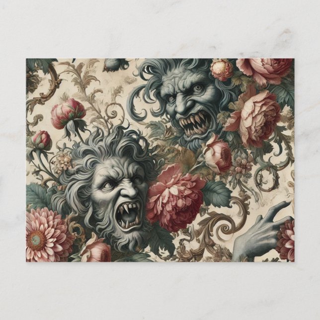 Postal Festiva Malevolencia de Doppelganger - Victoria gótica (Anverso)