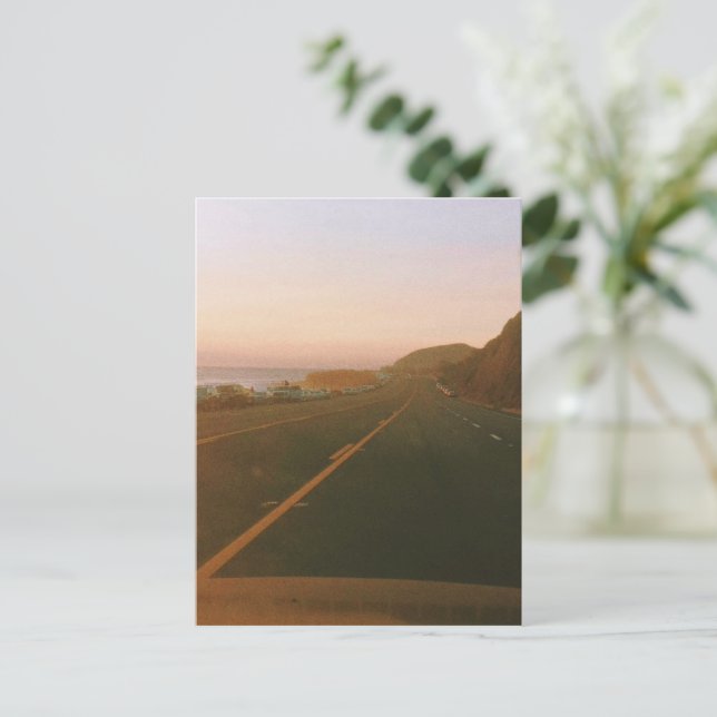 Postal Festiva Malibu Roadtrip (Anverso de pie)