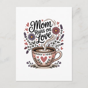 Postal Festiva Mamá Funciona Con Amor
