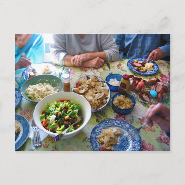 Postal Festiva Mañana de Pascua (Anverso)