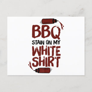 Postal Festiva Mancha de barbacoa en mi White Premium