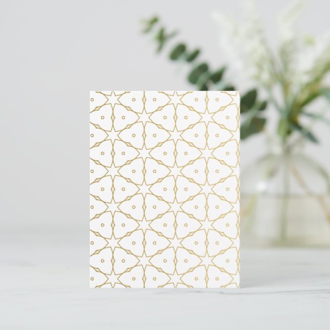 Postal Festiva Mandala de lujo 52 (Anverso de pie)