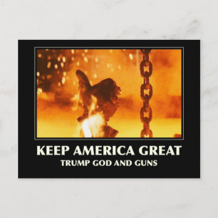 Postal Festiva Mantener a Estados Unidos grande