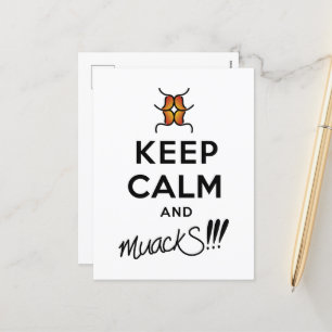 Postal Festiva ¡¡¡Mantengan la calma y el silencio!!!