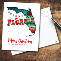 Mapa de Navidades del estado de Florida