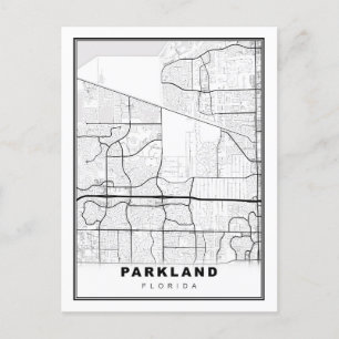 Postal Festiva Mapa de Parkland