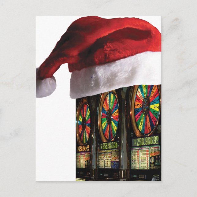 Postal Festiva Máquina de ranura para navidades (Anverso)
