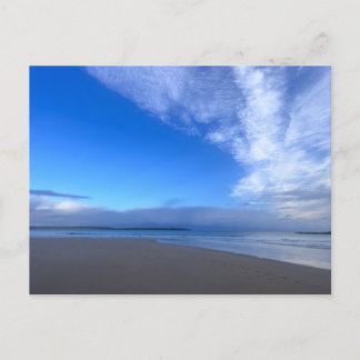 Postal Festiva Mar de playa de Cruden Bay