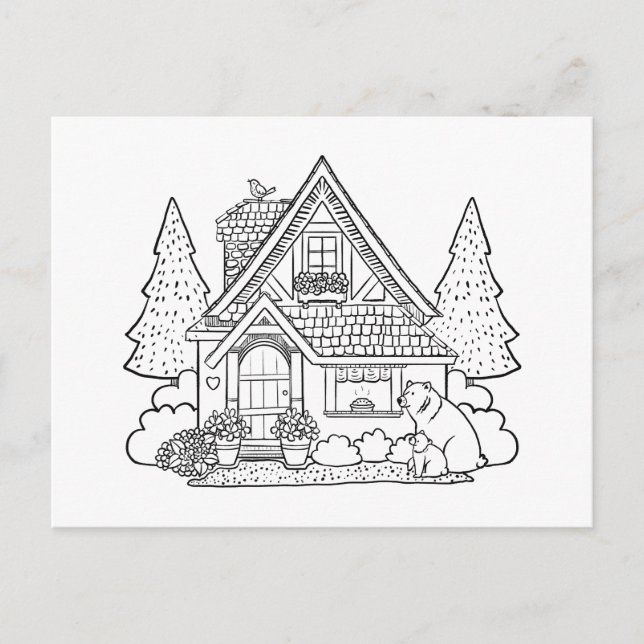 Postal Festiva Mar House (Anverso)