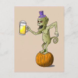 Postal Festiva Maravilloso Aplauso para Halloween