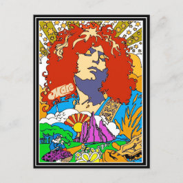 Postal Festiva Marc Bolan Pop Art