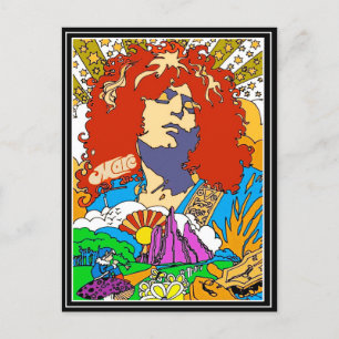 Postal Festiva Marc Bolan Pop Art