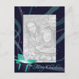 Postal Festiva Marco de regalo para navidades