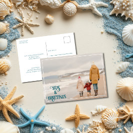 Postal Festiva Mares y saludos