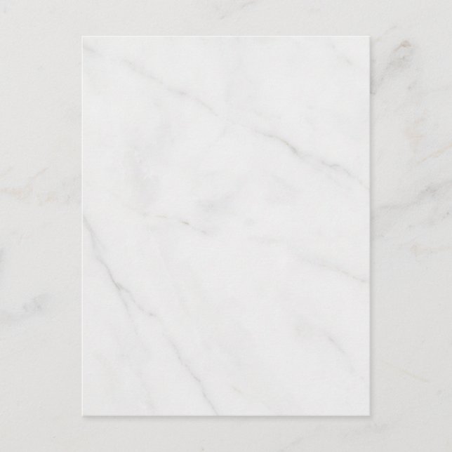 Postal Festiva Mármol blanco  (Anverso)