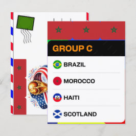 Postal Festiva Marruecos Fútbol 2026: Los Leones del Atlas Listos