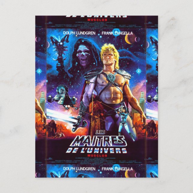 Postal Festiva Masters Of The Universe 80s Movie He Man Scifi (Anverso)
