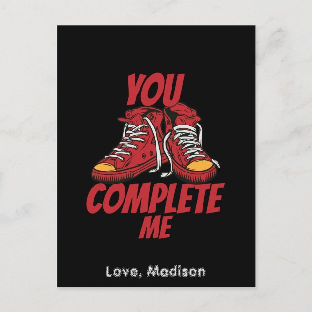 Postal Festiva Me Complete Valentine (Anverso)
