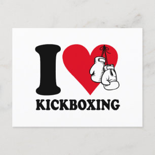 Postal Festiva Me encanta el kickboxing