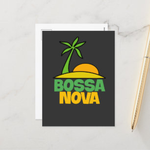 Postal Festiva Me encanta el regalo de Bossa Nova para los amante