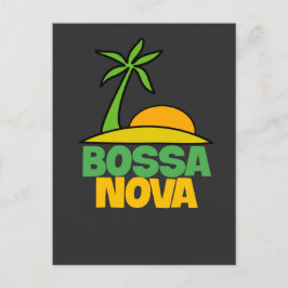 Postal Festiva Me encanta el regalo de Bossa Nova para los amante