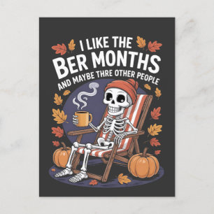 Postal Festiva Me gustan los meses de aburrimiento divertidos y e