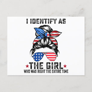 Postal Festiva Me Identifico Como El Chica Que Tenía Razón Todo E
