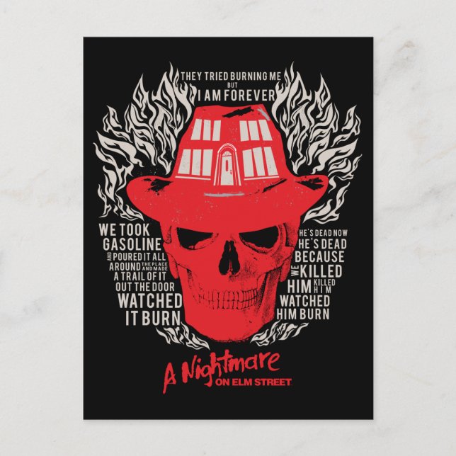 Postal Festiva Me Intentaron Quemar (Anverso)