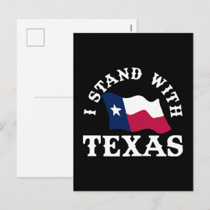 Postal Festiva Me mantengo con Texas
