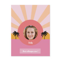 Mejor amigo colega alguna vez colorido moderno pal