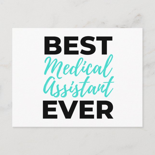 Postal Festiva Mejor Asistente Médico de la Historia 2 (Anverso)