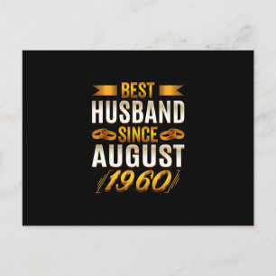 Postal Festiva Mejor Esposo Desde Agosto De 1960 - Gracioso 60