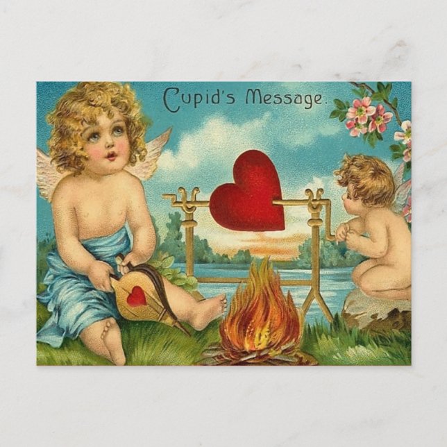 Postal Festiva Melt Your Heart Valentine Postcard (Anverso)