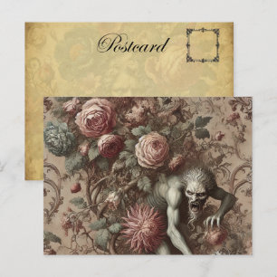 Postal Festiva Memoria muscular - Diseño floral victoriano gótico