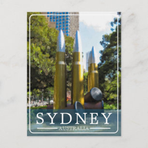Postal Festiva Memorial Vintage de Hyde Park de Sydney