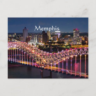 Postal Festiva Memphis, Tennessee Personalizado