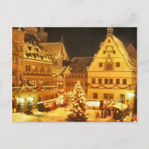 Postal Festiva Mercado de navidades de Alemania