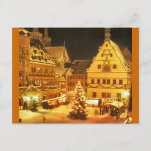 Postal Festiva Mercado de navidades de Alemania