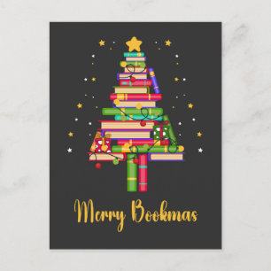 Postal Festiva Merry Bookmas