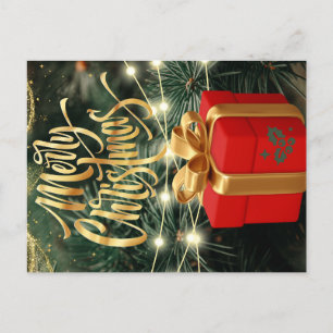 POSTAL FESTIVA MERRY CHRISTMAS